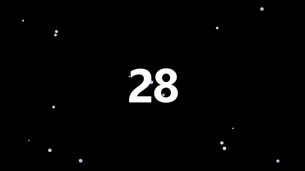 Countdown Timer with Stars [50 Seconds]