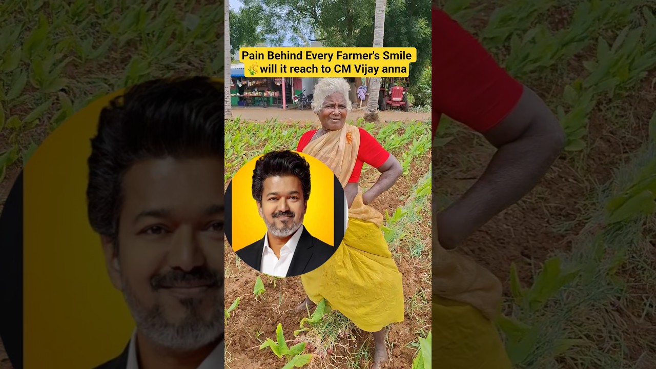 Pain Behind Every Farmer's Smile 🌾#shorts #farming #farmerspain#trending#viral#tamilnaducmvijaysir