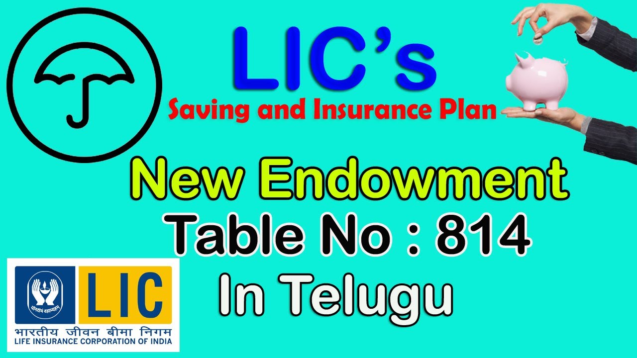 LIC New Endowment Plan No 814 full details In Telugu by e Bodha