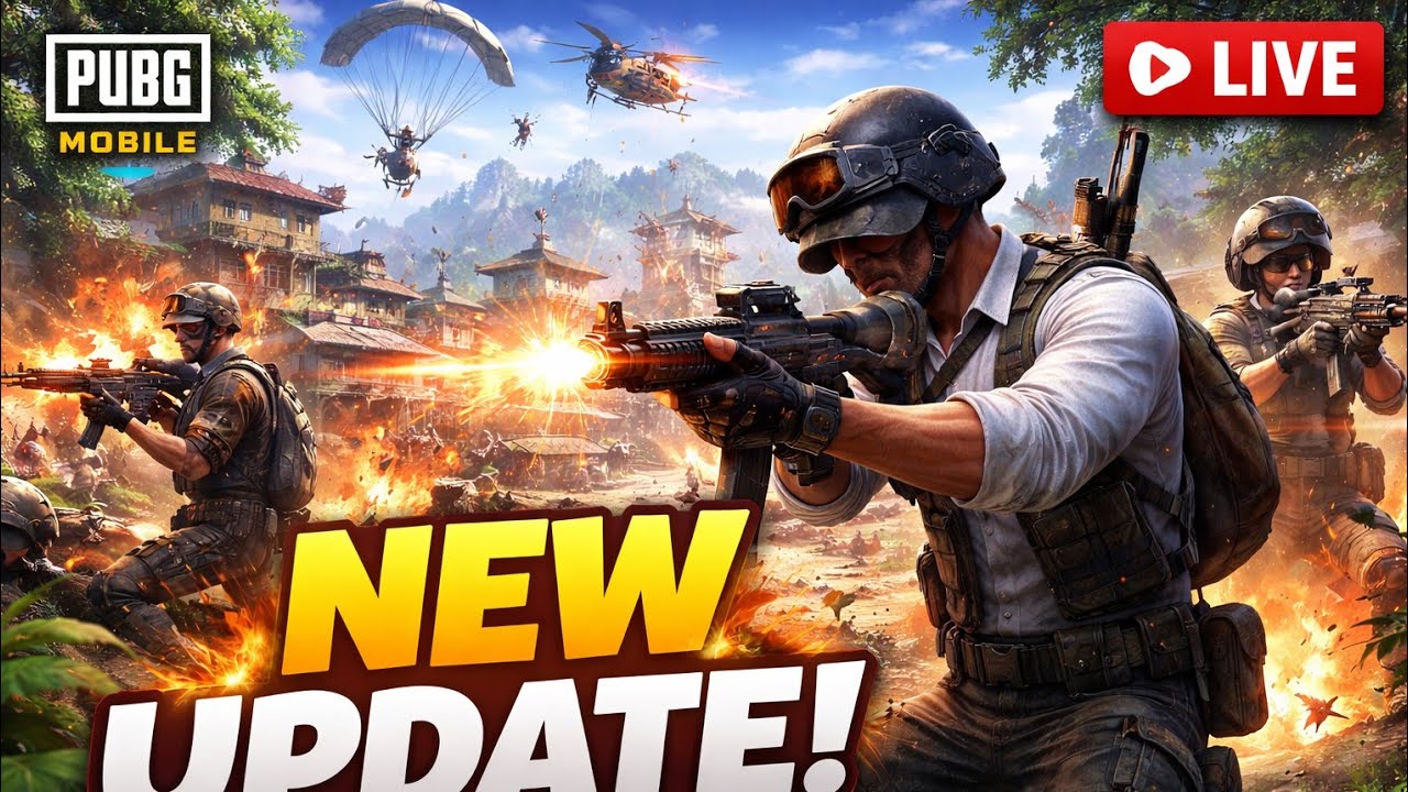 New Update LIVE PUBG MOBILE NEW LIVE
