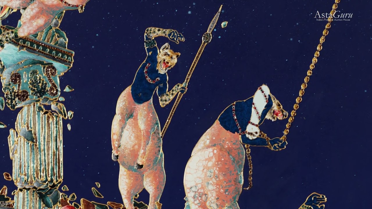 AstaGuru | Present Future: Contemporary Indian Art Auction | Raqib Shaw | Feb 15th &16th 2023