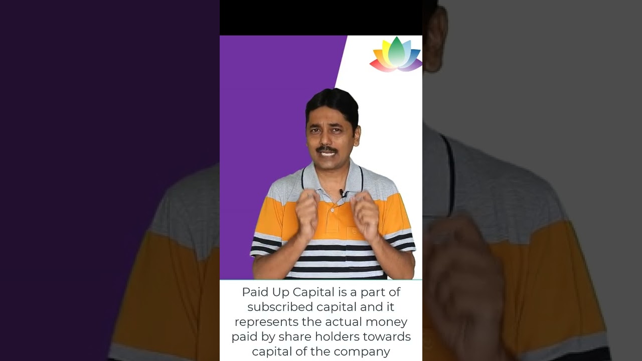 What is Paid Up Capital?