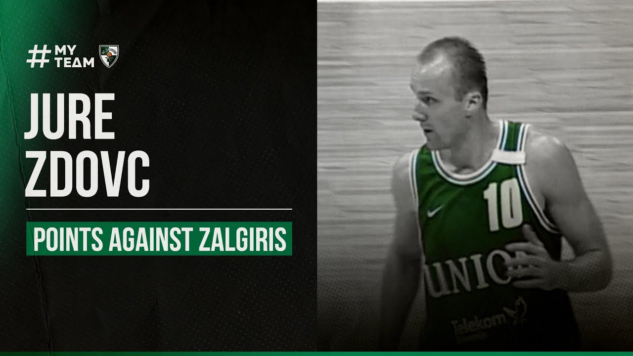 Jure Zdovc battling Zalgiris in 1999