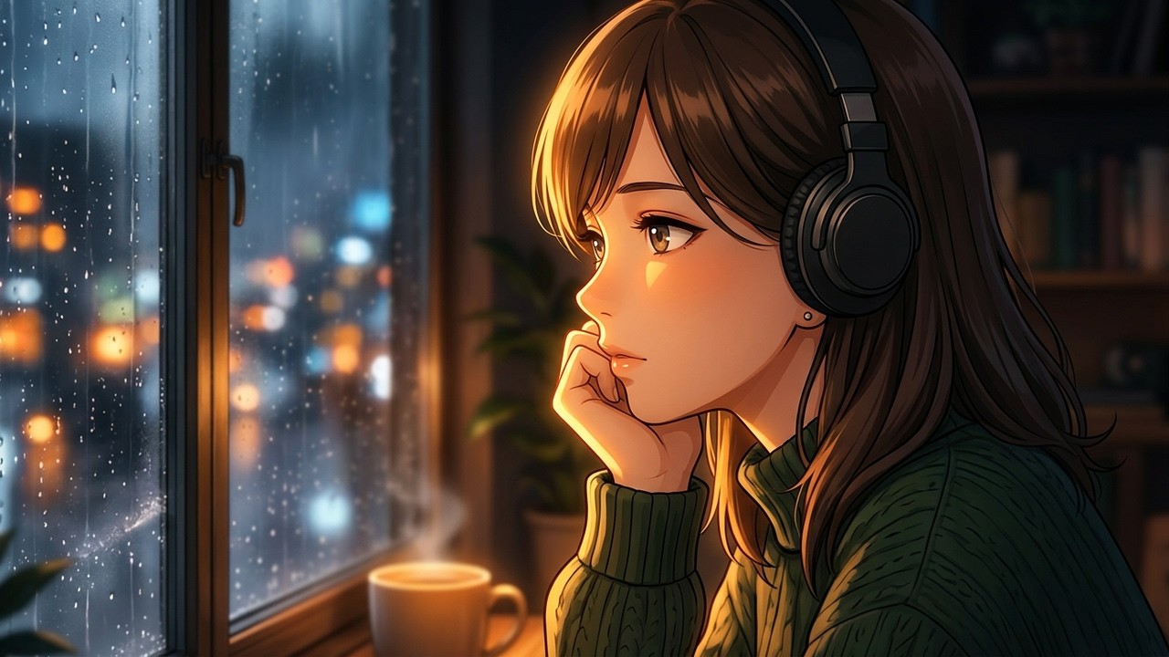 2AM Study Desk | 2 Hours of Deep Focus Lofi Rain Music