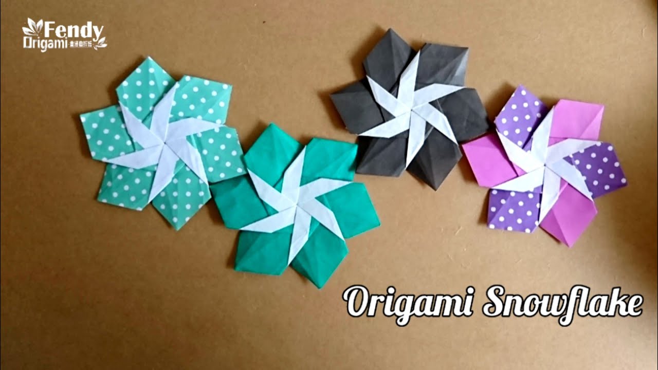 Origami Snowflake/ Paper 6-Point Star 折纸雪花