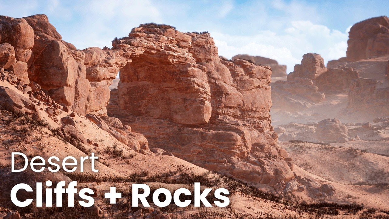 Desert Cliff and Rock Collection [Unreal Engine 4 & 5]