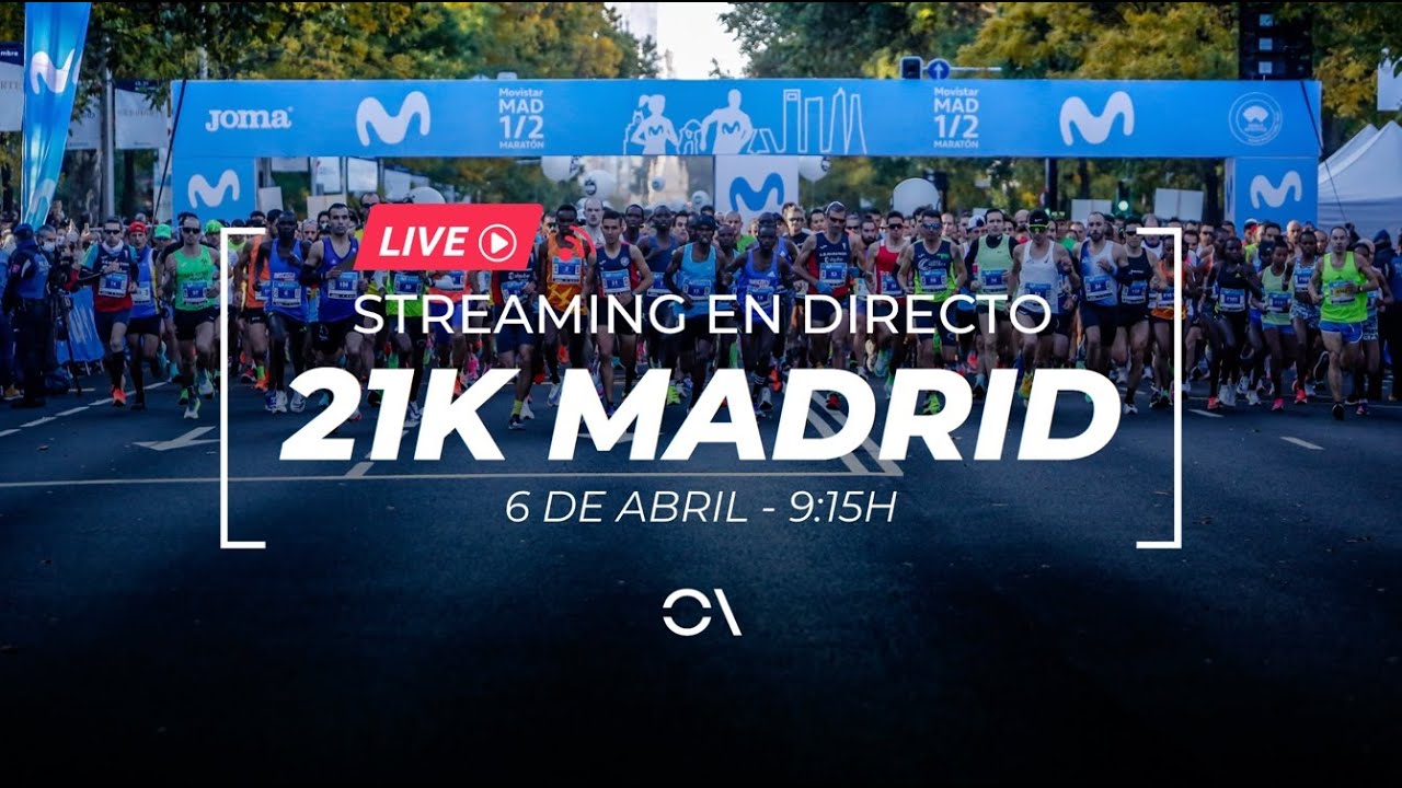 📺 STREAMING en directo del MOVISTAR MADRID MEDIO MARATÓN 2025