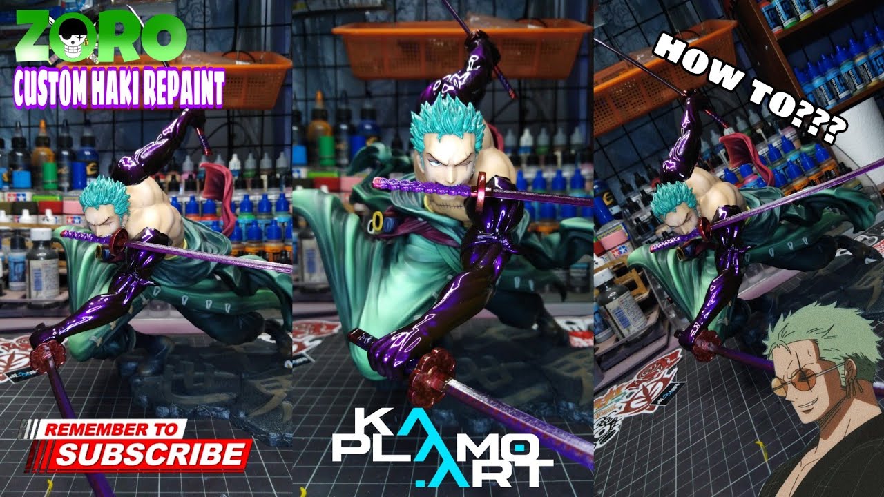 P.O.P MAXIMUM ZORO CUSTOM HAKI REPAINT | HOW TO???