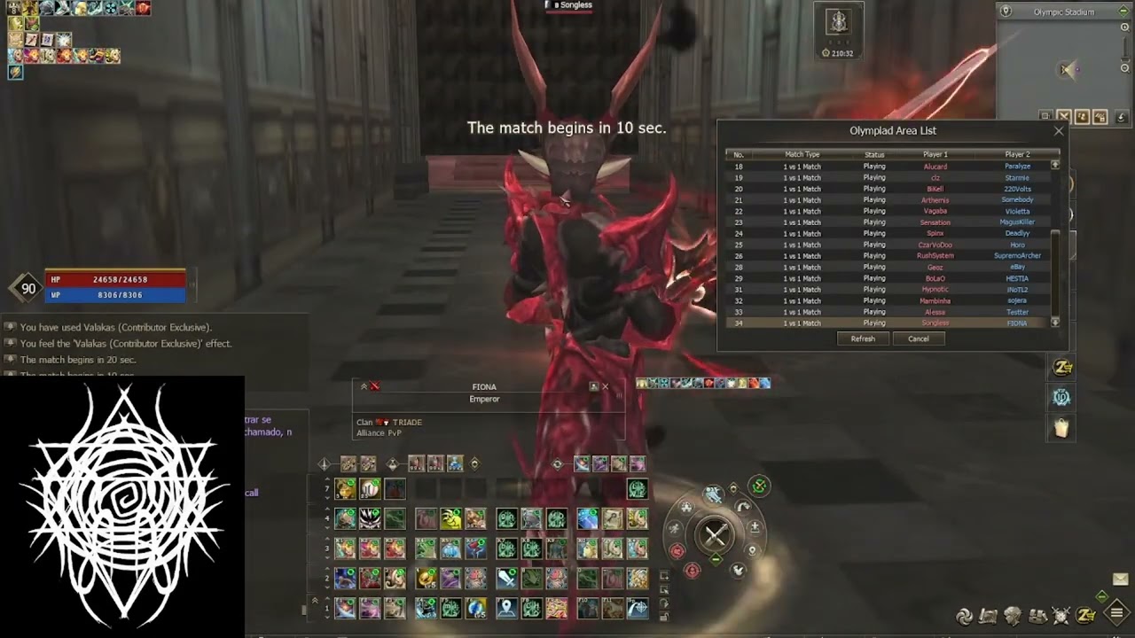 Lineage 2 essence zGaming  Olympiad Sword Muse Gameplay