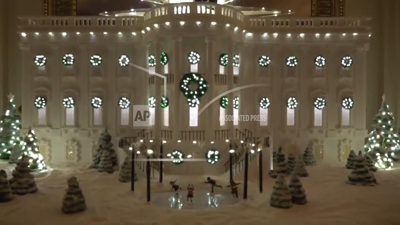 See Bidens' last White House holiday decorations and listen to U.S. Marine Band!