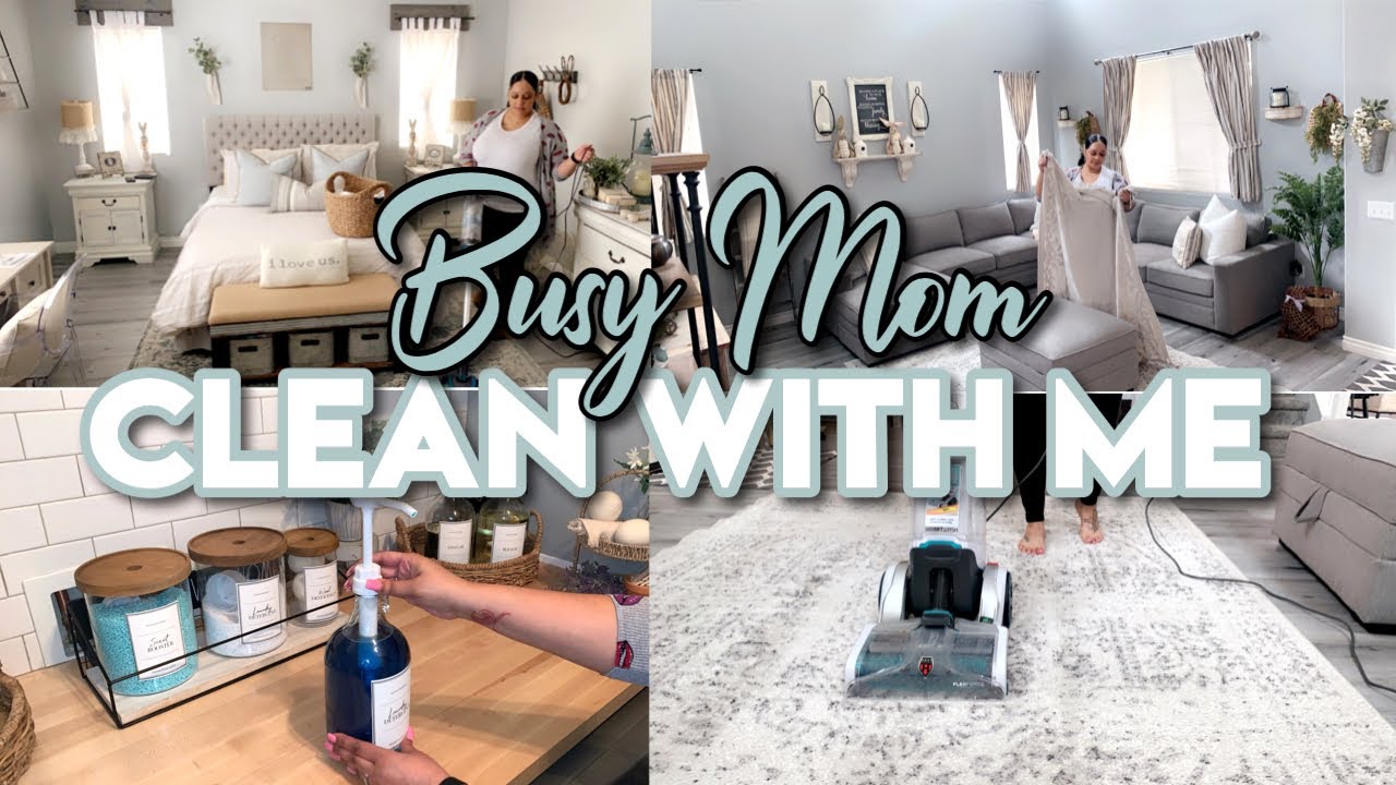 CLEANING MOTIVATION | BUSY MOM CLEAN WITH ME | GET IT ALL DONE | SHANTHI’S LIFESTYLE