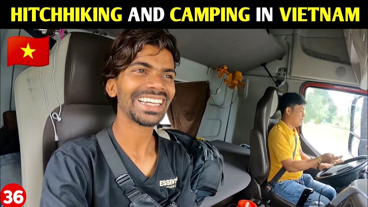 🇻🇳 CAMPING AND HITCHHIKING IN VIETNAM | VIETNAM TRAVEL VLOG | VIETNAM VLOG 