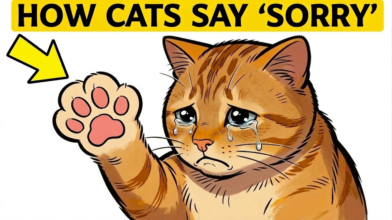 Как кошки извиняются перед людьми? 😱