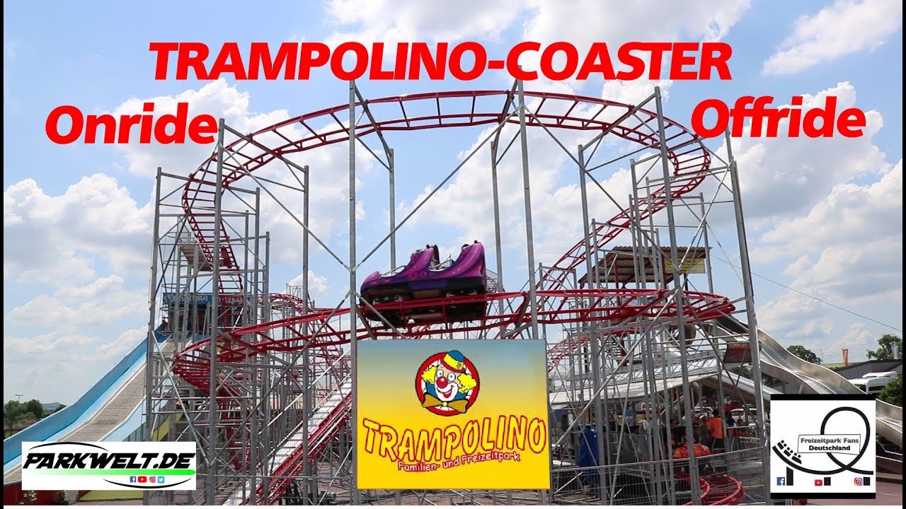 Trampolino Coaster  /  POV  Onride/Offride   /  Trampolino Andernach