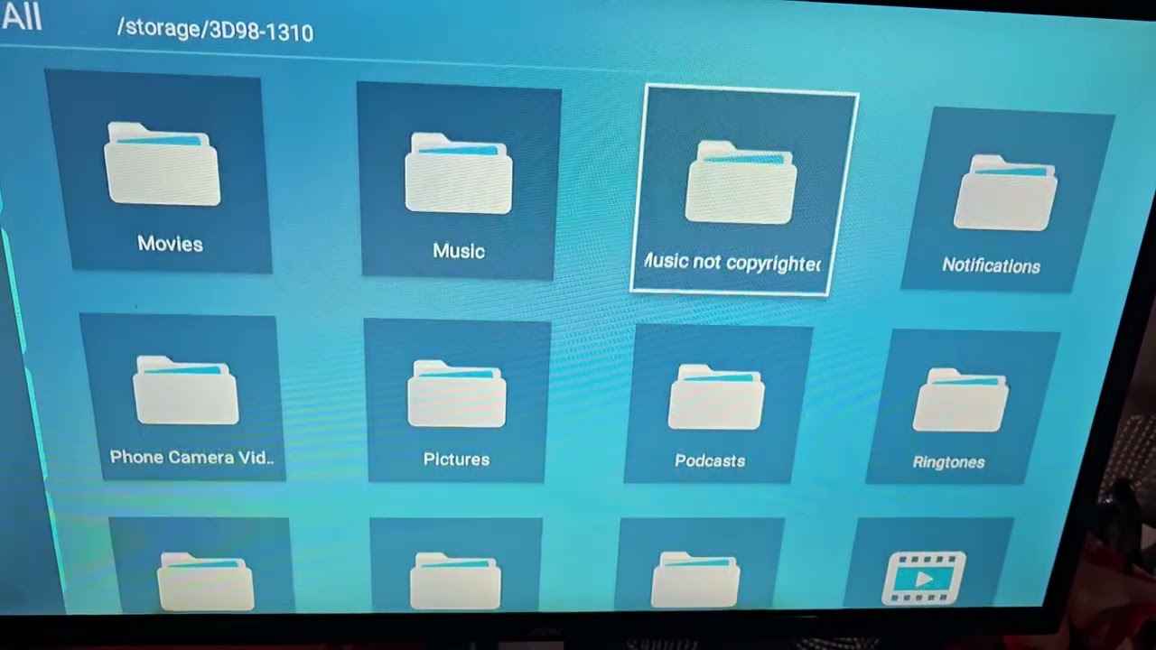 JSW TV Play Music from Flash drive