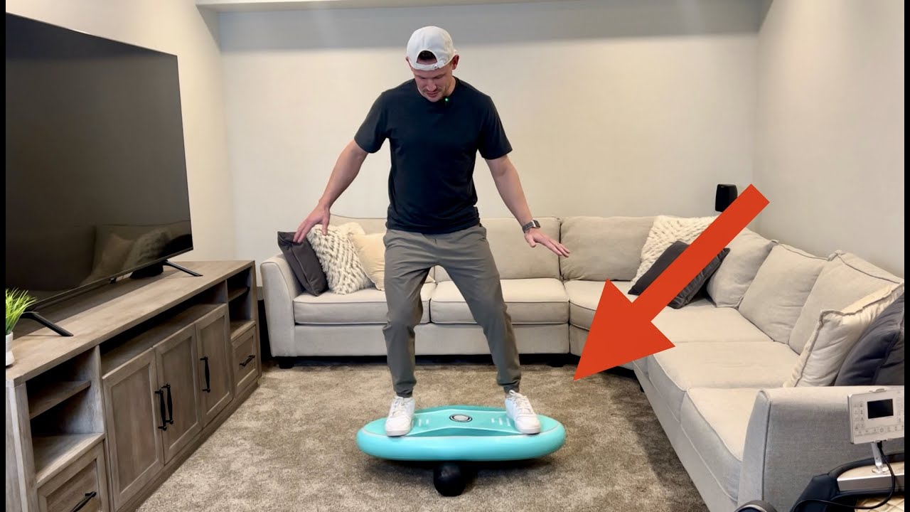 Review and Demo of Balance Board Trainer for Kids, Premium Surf Balancing Boards with Hand Pump