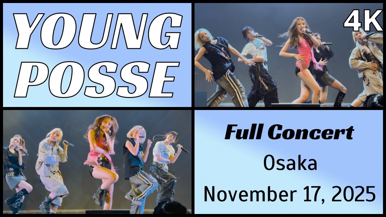 251117 영파씨 YOUNG POSSE - Full concert (22 songs) live @ Gorilla Hall, Osaka 4K Fancam