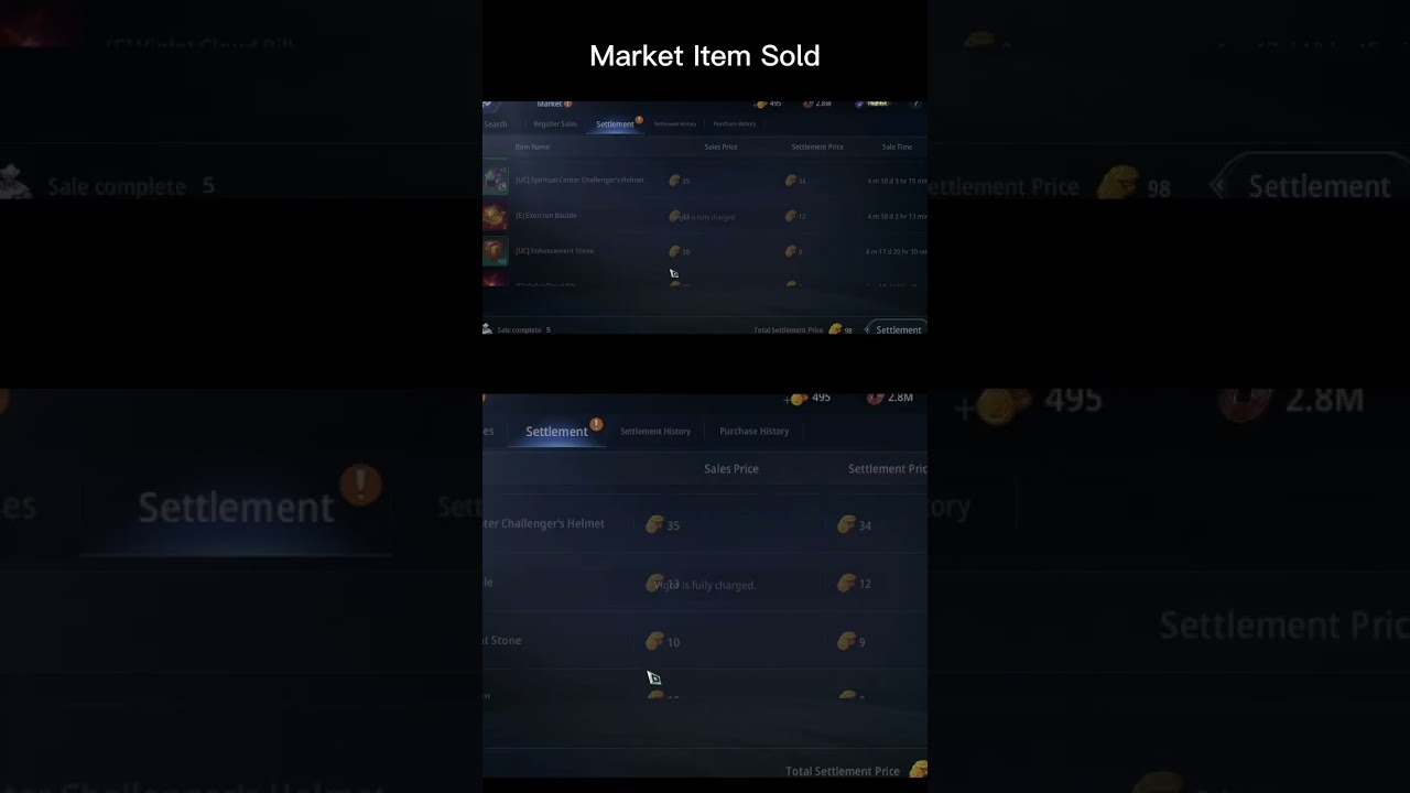 MIR4 GLOBAL || Market item sold