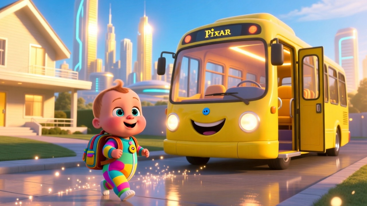 Beep Beep Bus Fun 🚌🎉✨ | Fun Vehicle & Learning Song for Kids | Preschool Educational Video