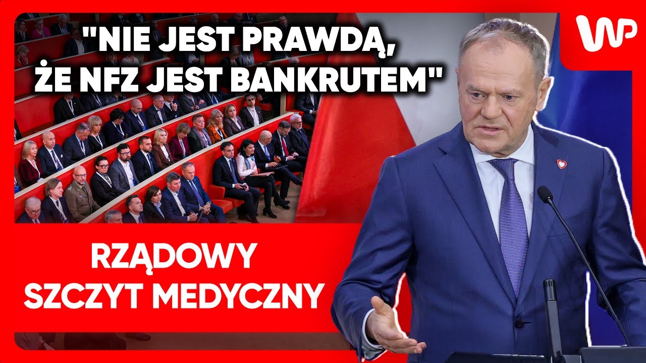 Tusk: Nie szukajcie przyczyn kłopot&oacute;w, bo lekarze za dużo zarabiają