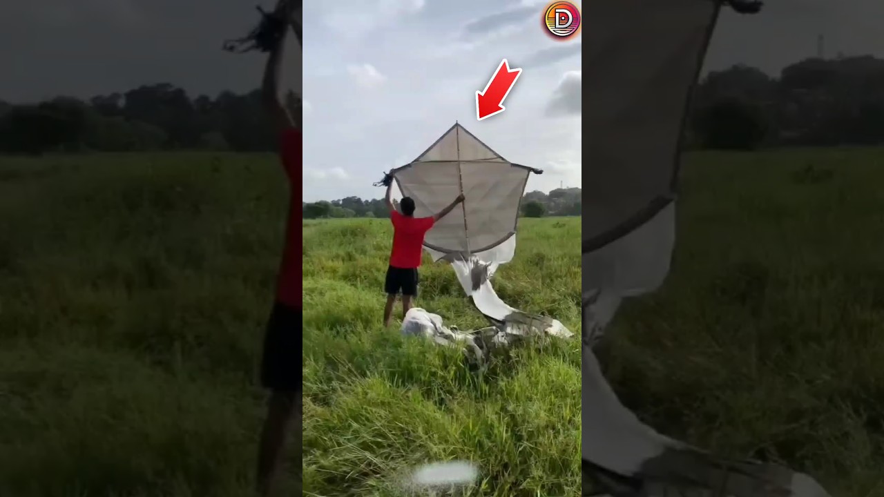 this kite has 1Km long tail | But will it fly full in sky 😱🫡 #shorts #respect #ytshorts