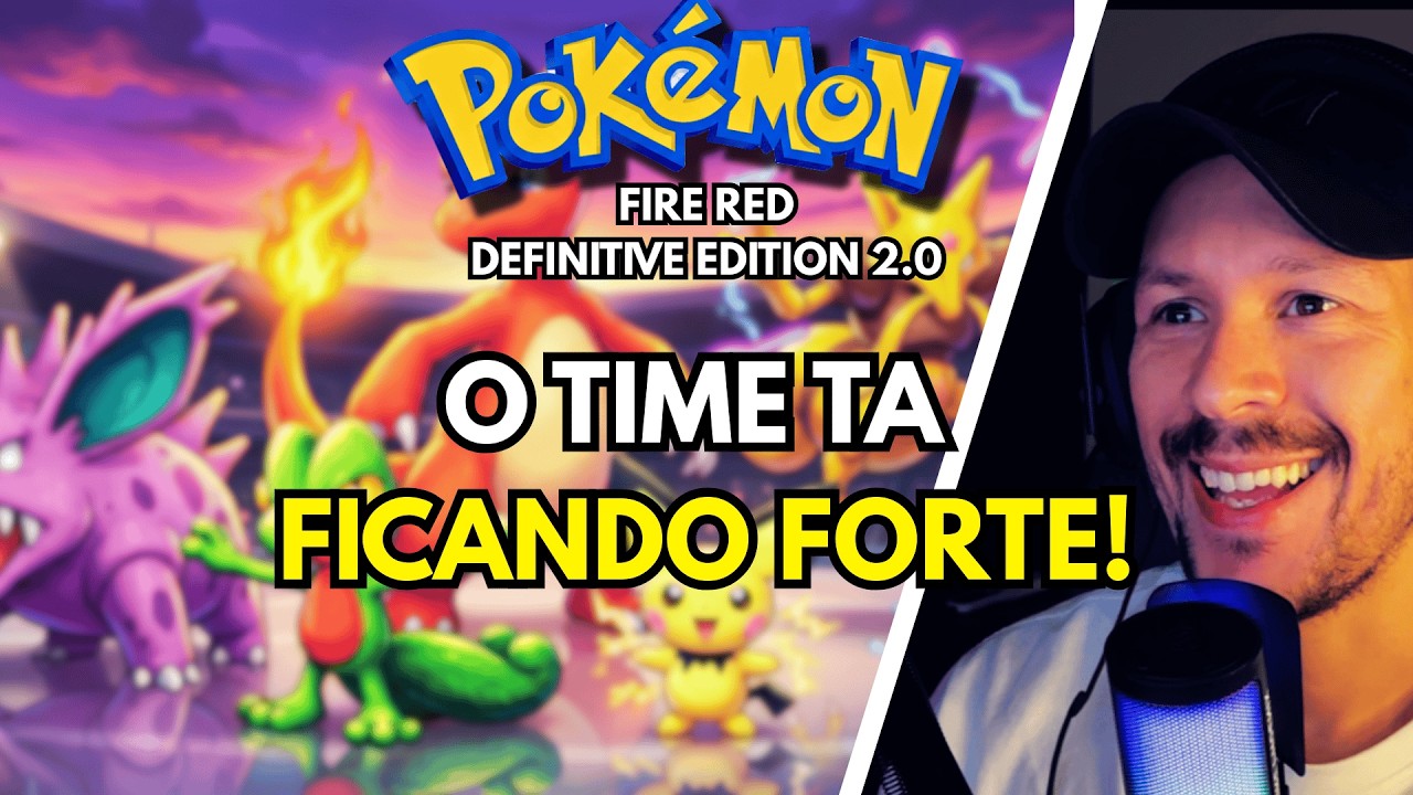 O POKÉMON FIRE RED DEFINITIVO 2.0 - Montando um SUPER TIME e ganhando mais uma Insígnia!