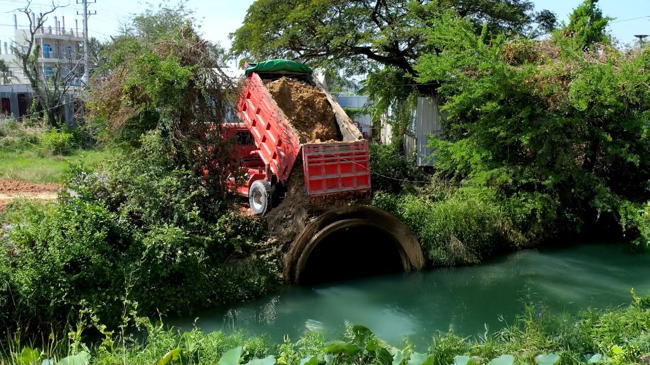 Project! Delete Flooded Area Landfill! Activity Skills Operator Bulldozer Pushing