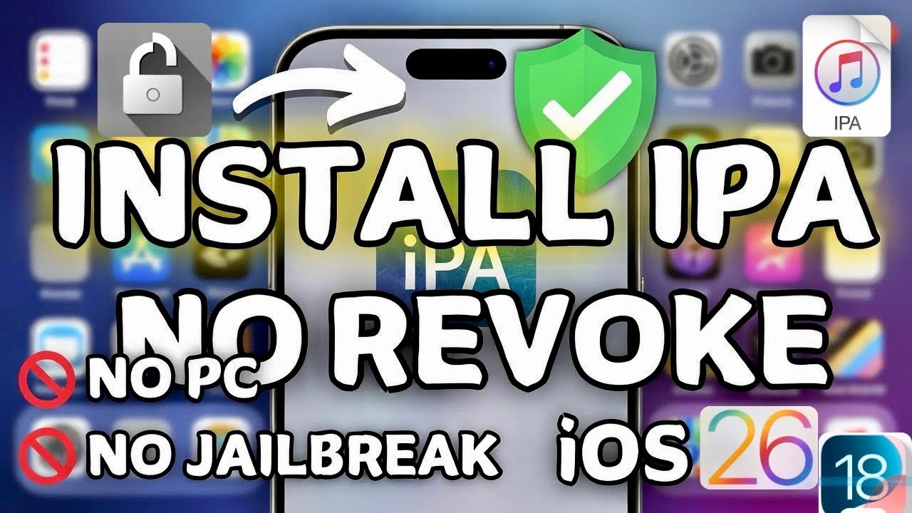 Как установить IPA-файлы на iPhone и iPad (без отзыва лицензии, без ПК, без джейлбрейка) iOS 26
