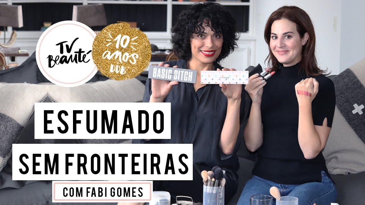 Esfumado sem fronteiras, batons nude e + com Fabi Gomes | Vic Ceridono