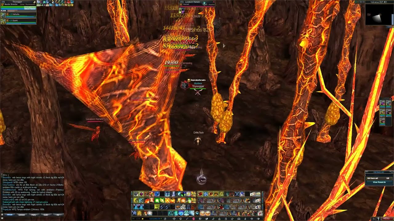 Rappelz Vulcanus Dungeon (Hard) Level 220 Master Breeder