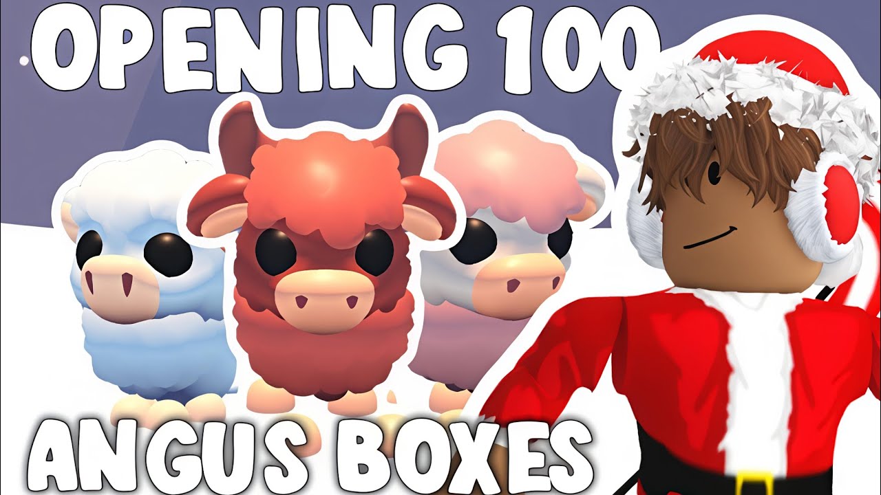 OPENING 100 NEW ANGUS BOXES IN ADOPT ME! (INSANE HATCHES)