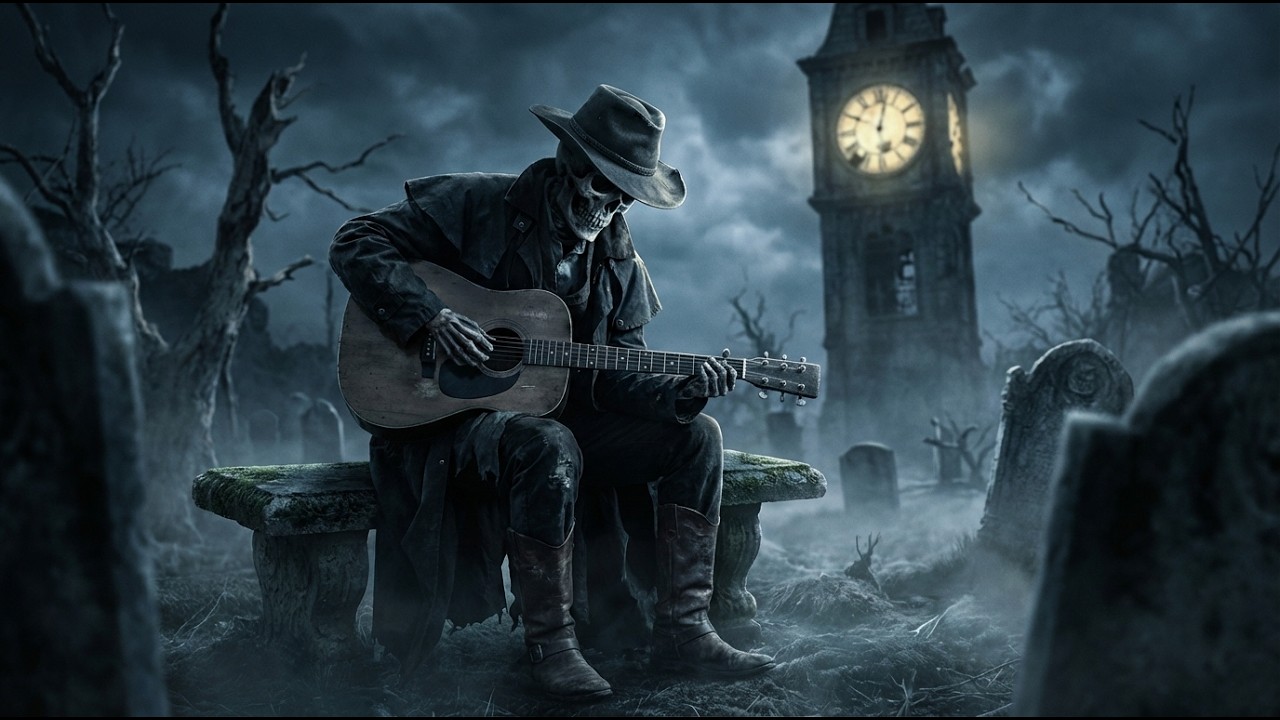 When the West Turned to Bone 🔥 Dark Country Western Mix | Skeleton Outlaw & Wolf
