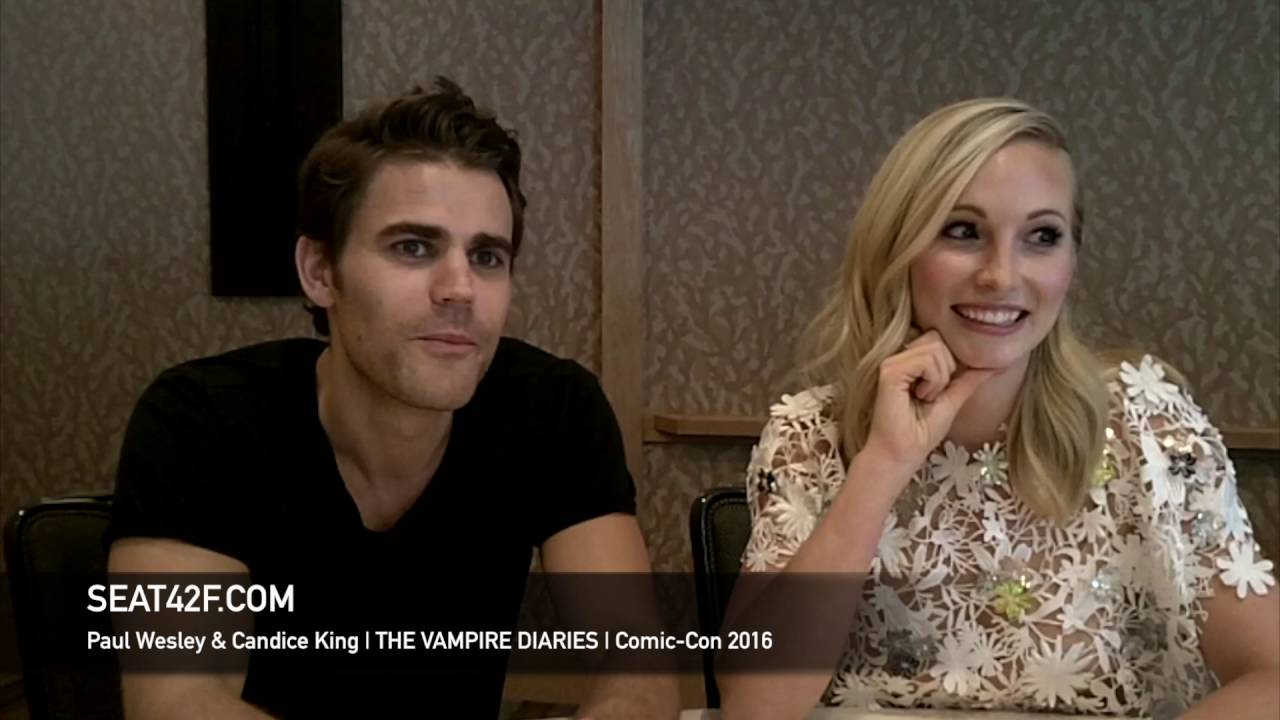 Paul Wesley & Candice King THE VAMPIRE DIARIES Interview Comic Con 2016
