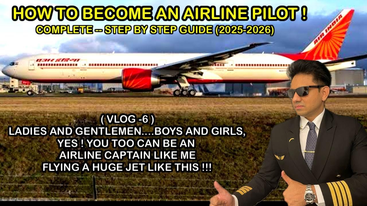 HOW TO BECOME A PILOT IN INDIA ?? STEP BY STEP GUIDE FOR BEGINNERS !#pilotlife #aviation