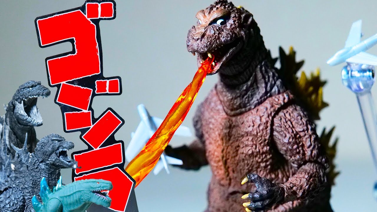 【S.H.MonsterArts】初代ゴジラポスターver.をレビュー!!【ゴジラ-1.0】マイナスカラー 戦闘機  ゴジラ (1954) 70周年特別記念Ver. シン・ゴジラ オルソ