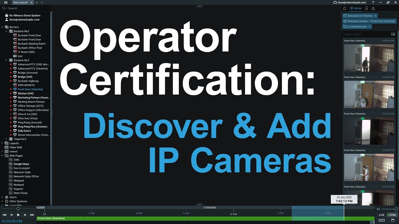 12 - Discover Add IP Cameras - Nx Operator Certification
