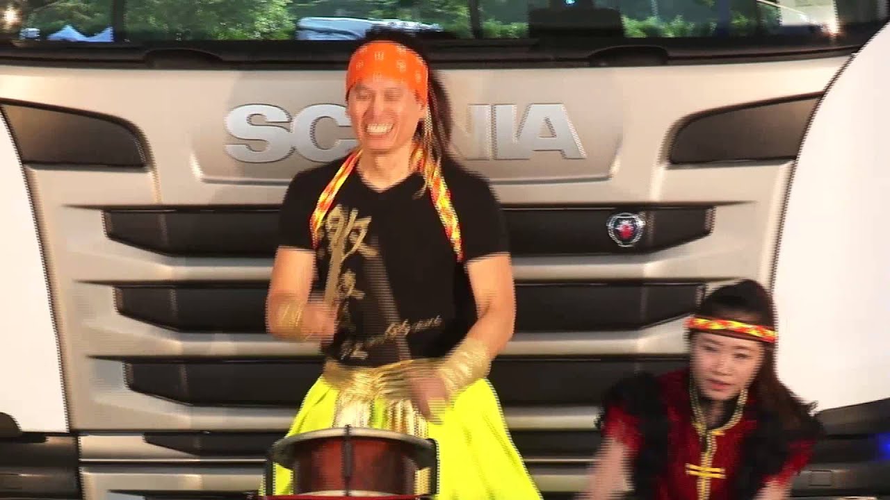 Drum Perform In Scania Openday 2014