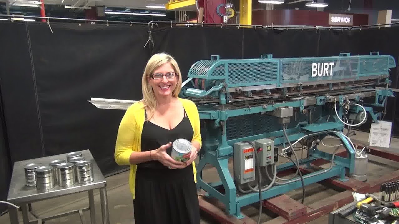 Mateer Burt Automatic Roll Thru Hot Glue Wrap Labeler Demonstration