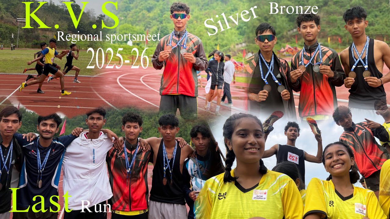 KVS regional sports meet athletics vlog  || at LNIPE