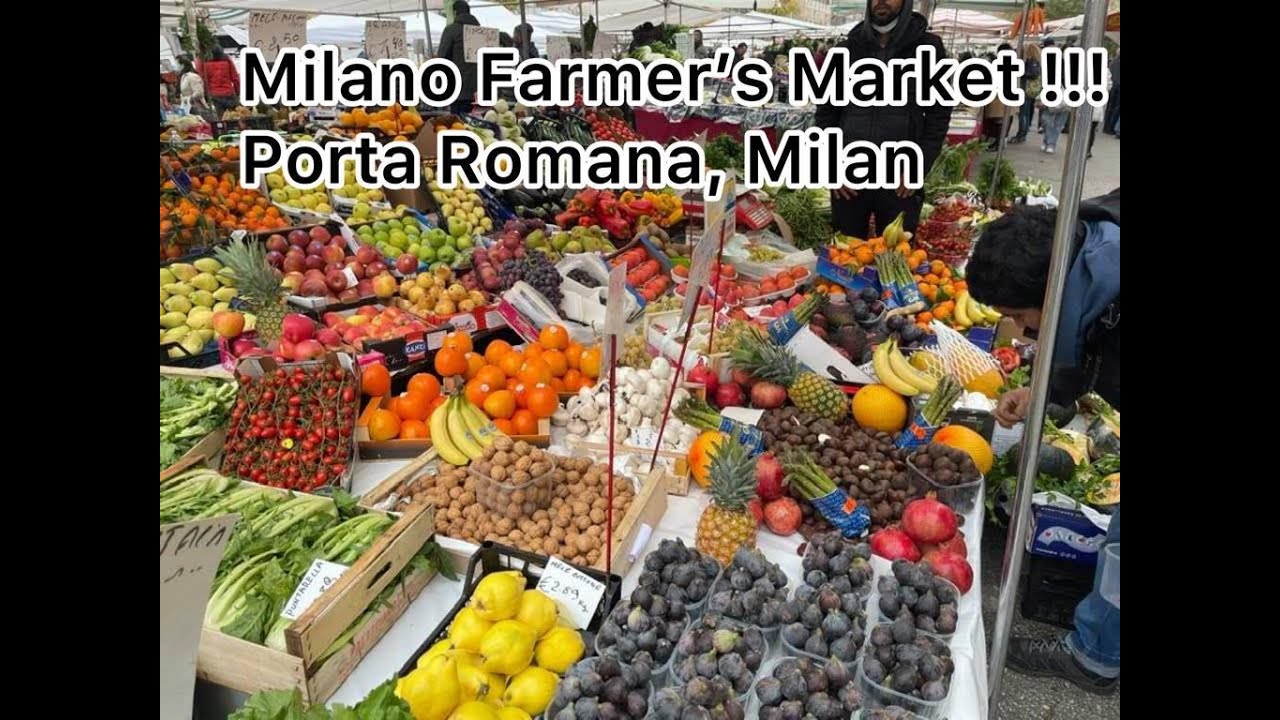 Milano Farmer's Market - Porta Romana Dec 2021