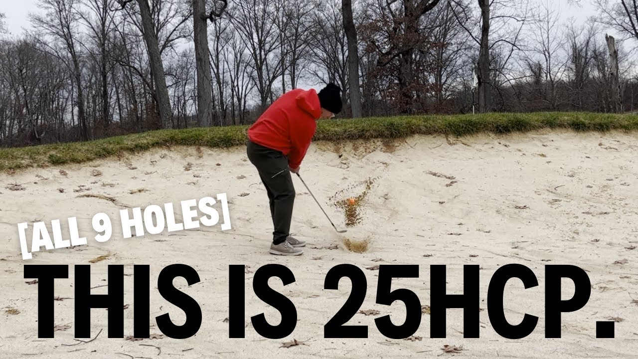 [THIS IS 25HCP GOLF] 9 typical holes+BALL SHOOTOUT #golf #golfer #golftips
