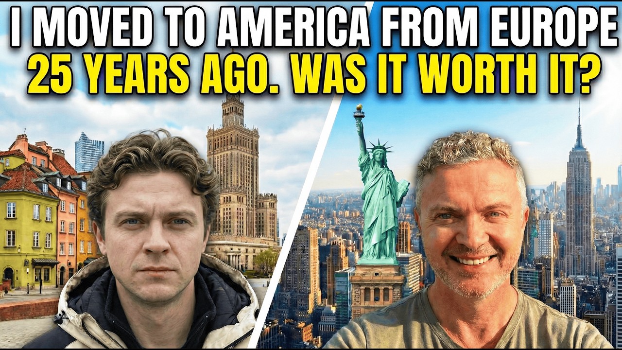 I moved to USA from Europe 25 years ago. Was it worth it?