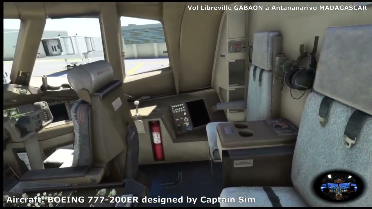 [MSFS2020 - CS Boeing 777-200] Vol Libreville GABAON à Antananarivo MADAGASCAR
