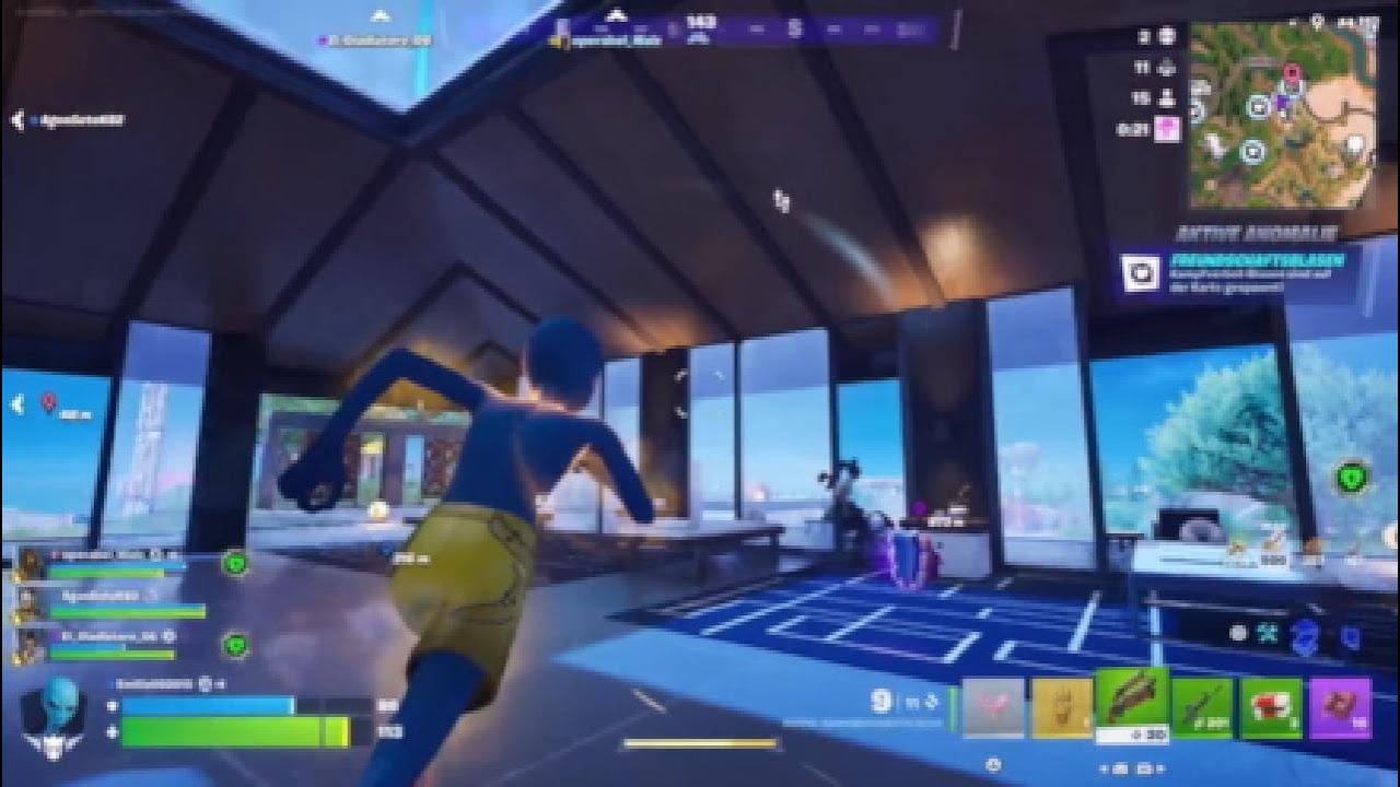 Ich spiele heute Fortnite.