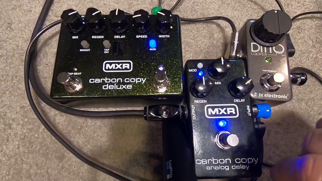 MXR Carbon Copy Deluxe vs Carbon Copy
