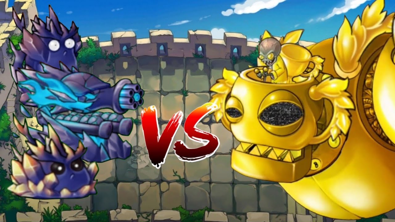 PvZ Fusion Version 2.2 : Ultimate Obsidian Team Vs Ultimate Purgatory Golden Zomboss