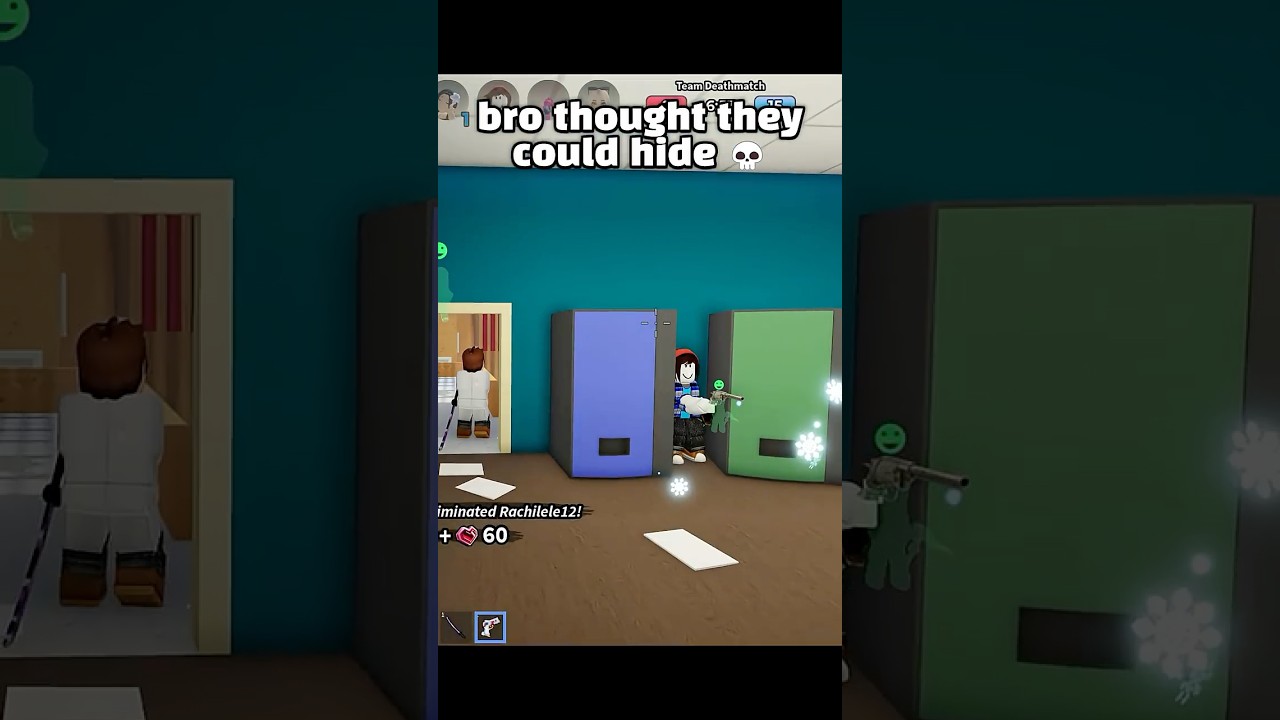 bro thought they could hide | murderers vs sheriffs 2 #mvs2 #roblox
