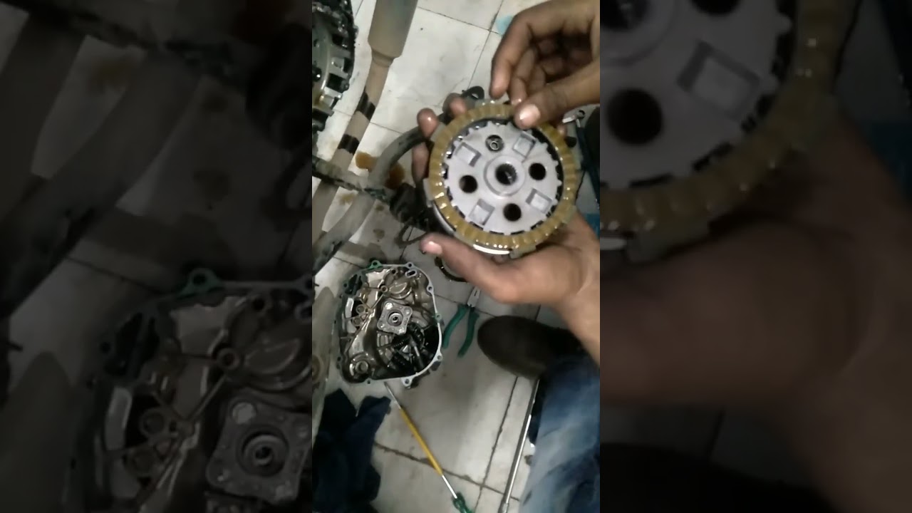 Honda Shine bs6 clutch plat change #shorts #short #trending #shortfeed