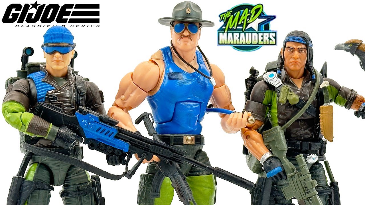 GI Joe Classified Series Mad Marauders Sgt. Slaughter, Low Light & Spirit Review!