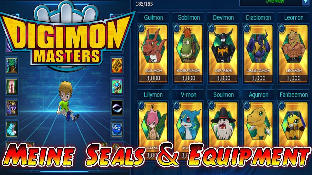 Meine Seals und Equipment! (Stand 29.11.2022) | Digimon Masters Online